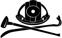 De Bouwer zwart logo op transparante achtergrond